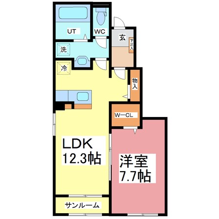 ヴァンヴェール丸岡　RSの物件間取画像